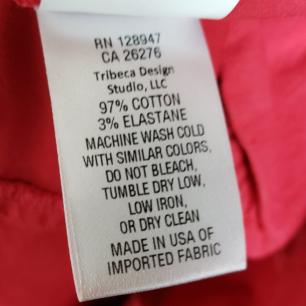 Nili Lotan Paris Dropped Crotch Pants in Red size 4 Slouchy Harem Minimalist - Picture 10 of 14